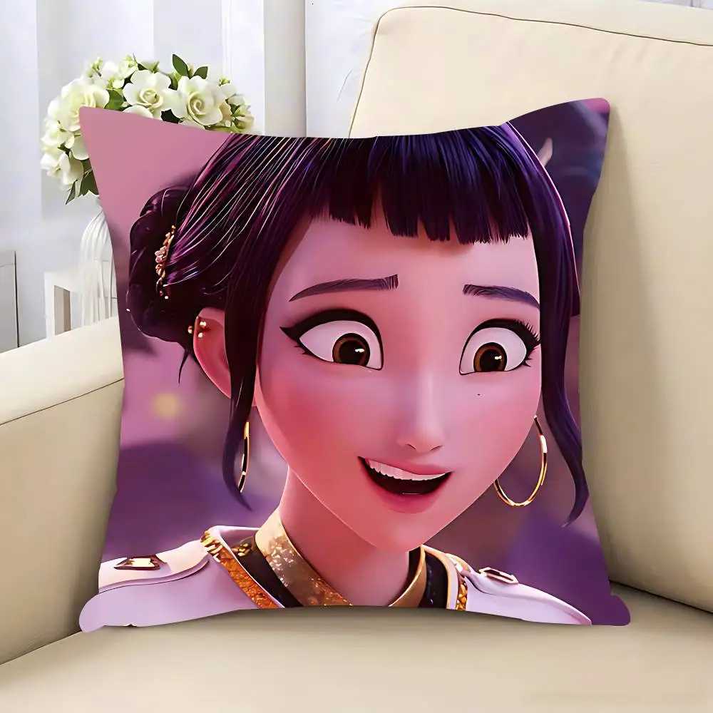 Pillow Case DemonS Hunters ZOEY-Y Case Removable Washable Cushion Cover All-Season Soft Linen C251120