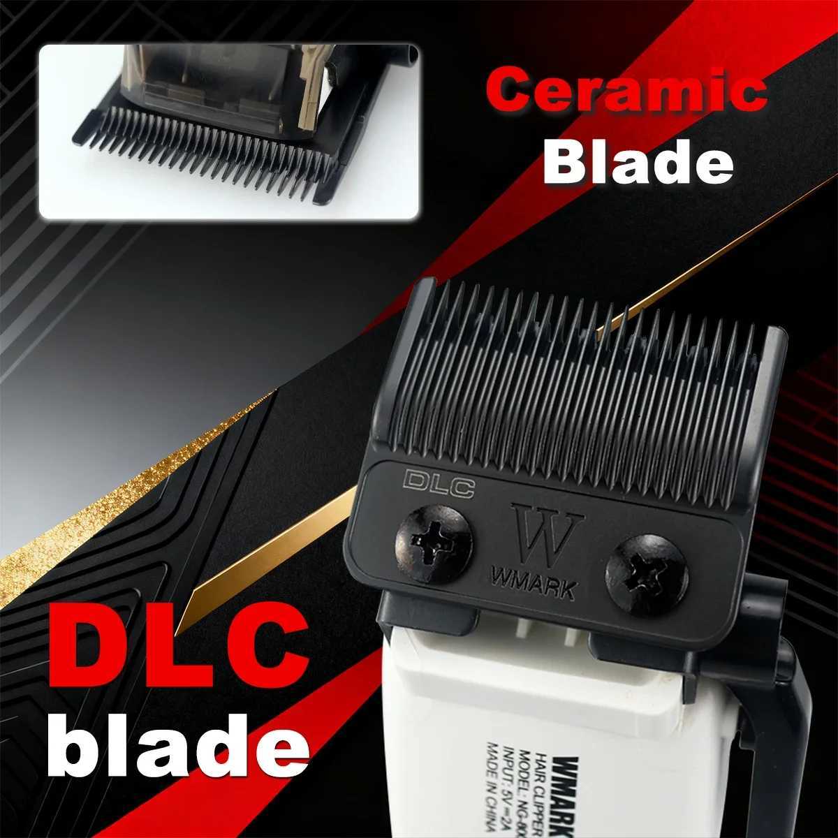 Hair Clippers Men Professional Kit Brushless Motor DLC Blade Wireless Base Charger 10000RPM Mens Haircut Machine Barber ShopT251120