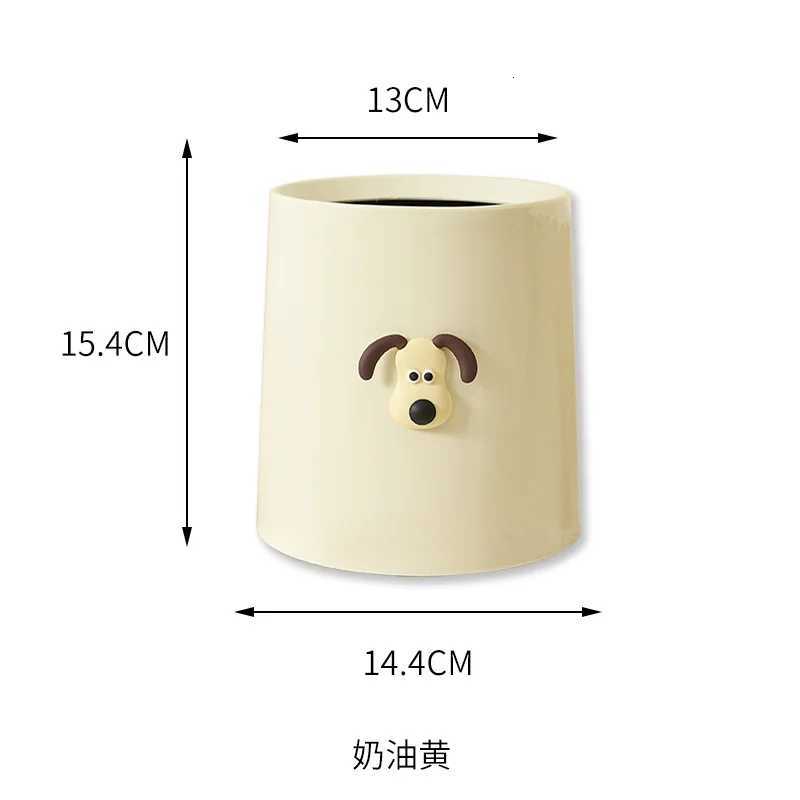 Mini Trash Bin Desktop Bin Small Trash Can Tube with Cover Bedroom Trash Can Garbage Can Clean Workspace Storage Home Box Desk C251120