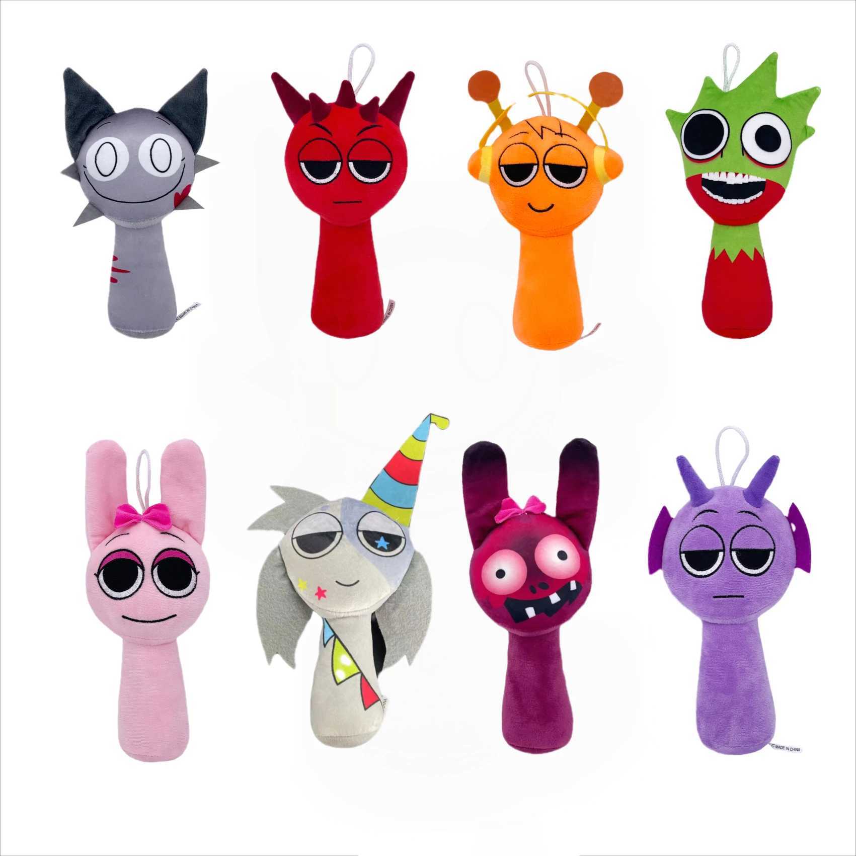 Sprunki Plush Toys Sprunki Plush Doll Sprunki Game Cartoon Pillow Kids Birthday Gifts Stuffed Dolls Christmas Gift G251120