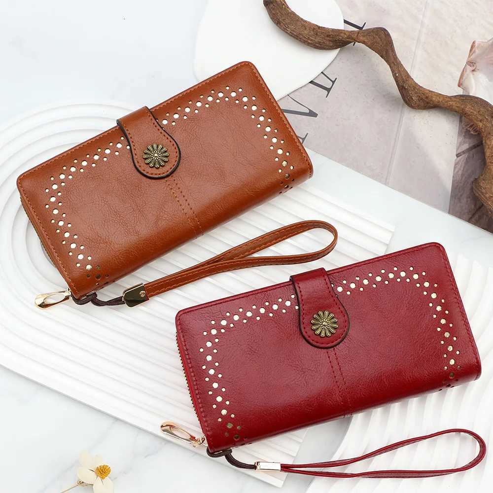New Women Long Wallets Handbags Big Capacity Phone Pocket Card Bag Female Purse Zipper Coin Pocket Photo Holder Women Money ClipW251120