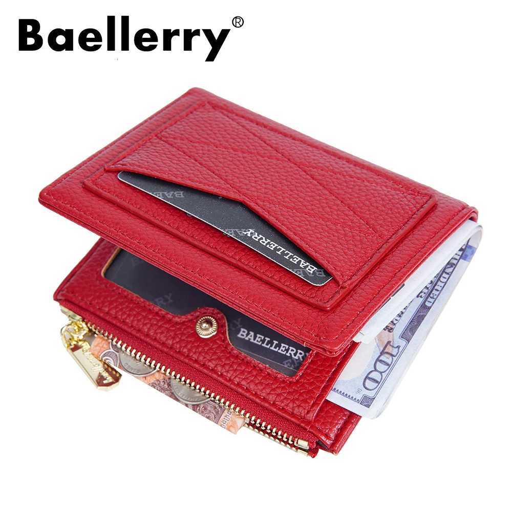 Short Wallet for Women Baellerry Cute Zipper Purse with Many Card Slots Lychee Texture Coin Pocket Small RFID Blocking Gift forW251120