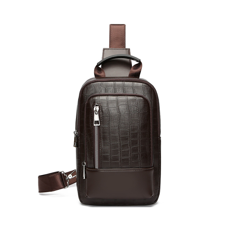 Free shipping Designer Bag Men's Chest Bag Large Capacity Luxury Bag Crossbody Bag Multifunctional Chessboard Pattern Casual Shoulder Bag