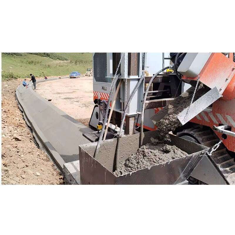 Stable - Performing Slipform Curb Machine - Ensure Smooth Curb Forming Even on Uneven Ground.