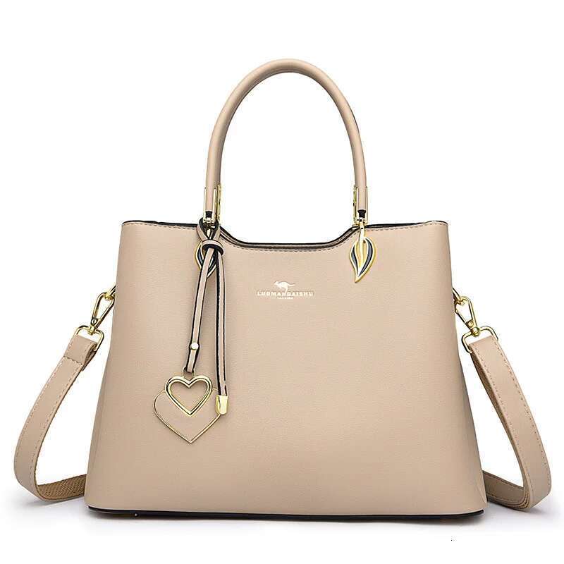 New 2024 Women Multi-Layers Top-Handle Bag Quality Leather Handbags Purses Female Designer Large Capacity Boston Ladies