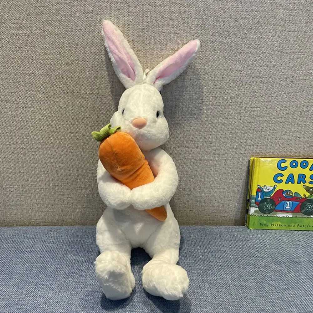 20CM Kaii Plushie Bunny Stuffed Cute Plush Radish Rabbit Holding Carrot Plush Toy Soft low Doll Kid Girl Gifts C251202