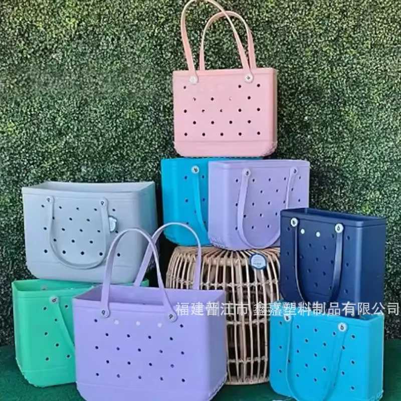 Beach Eva Bogg bag waterproof travel handbag womens washable handbag sports beach market swimming pool handbag w250420