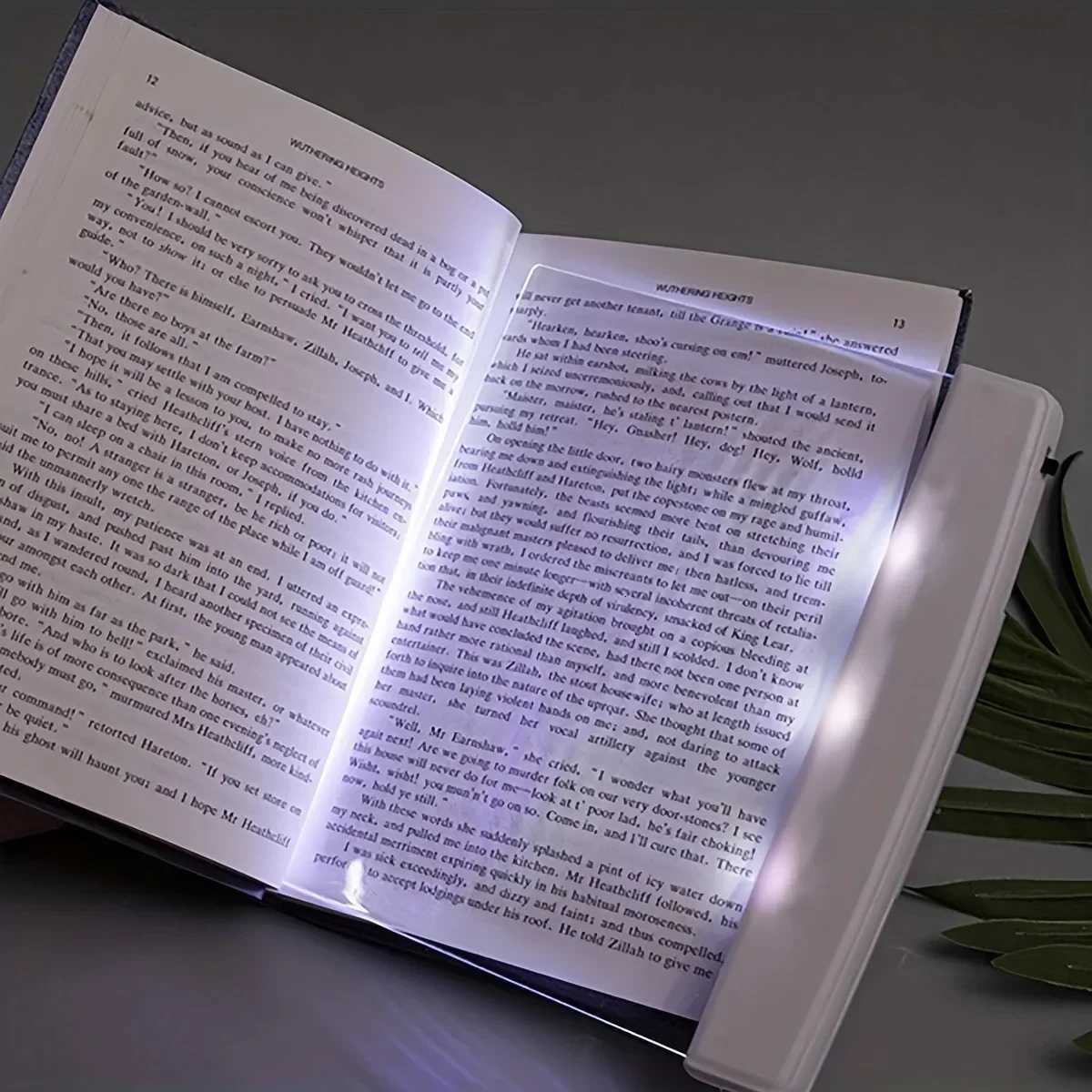 1pc LED Flat Panel Night Vision Reading Light Eye Protection Reading Light Student Night Reading Light M251120