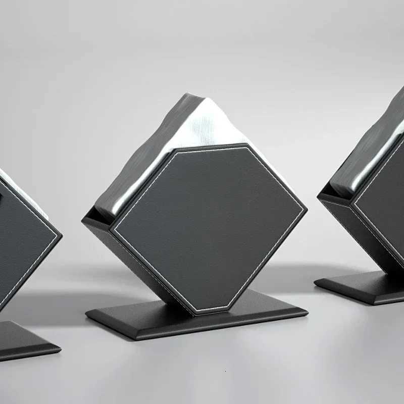 Creative Diamond Shape Leather Restaurant Square Tissue Box Napkin Paper Box Square Towel Hotel C251120