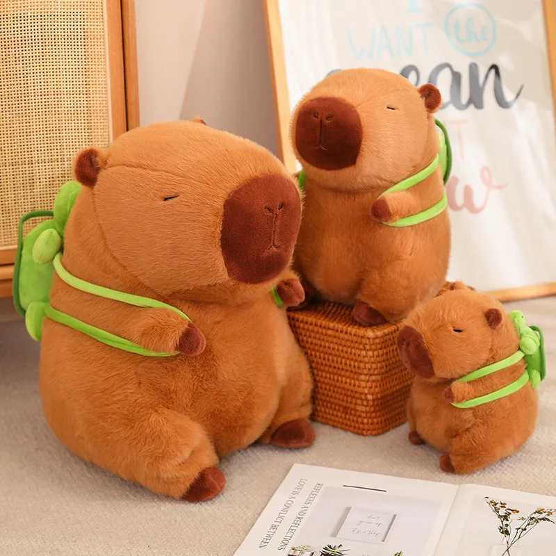 23cm Capybara Plush Simulation Capibara Anime Fluffty Toy Cute Doll Stuffed Animals Soft Doll Plush Christmas Thanksgiving Gift G251120