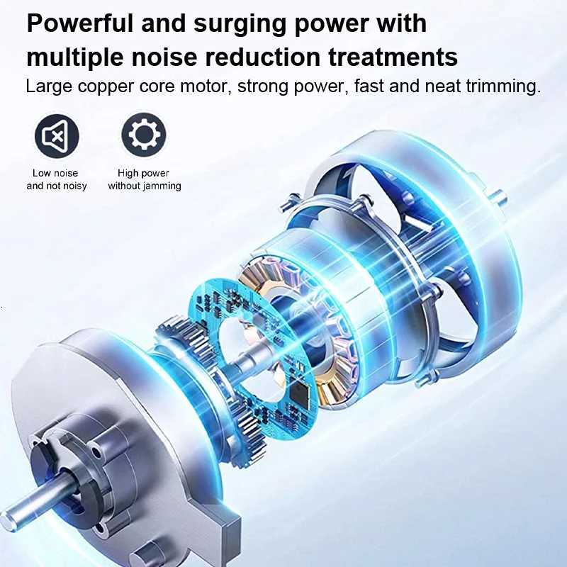 Electric Hair Clipper Professional Trimmer Household Waterproof LED Display Men Hair Trimmer USB Charging Haircut Tools SetT251120