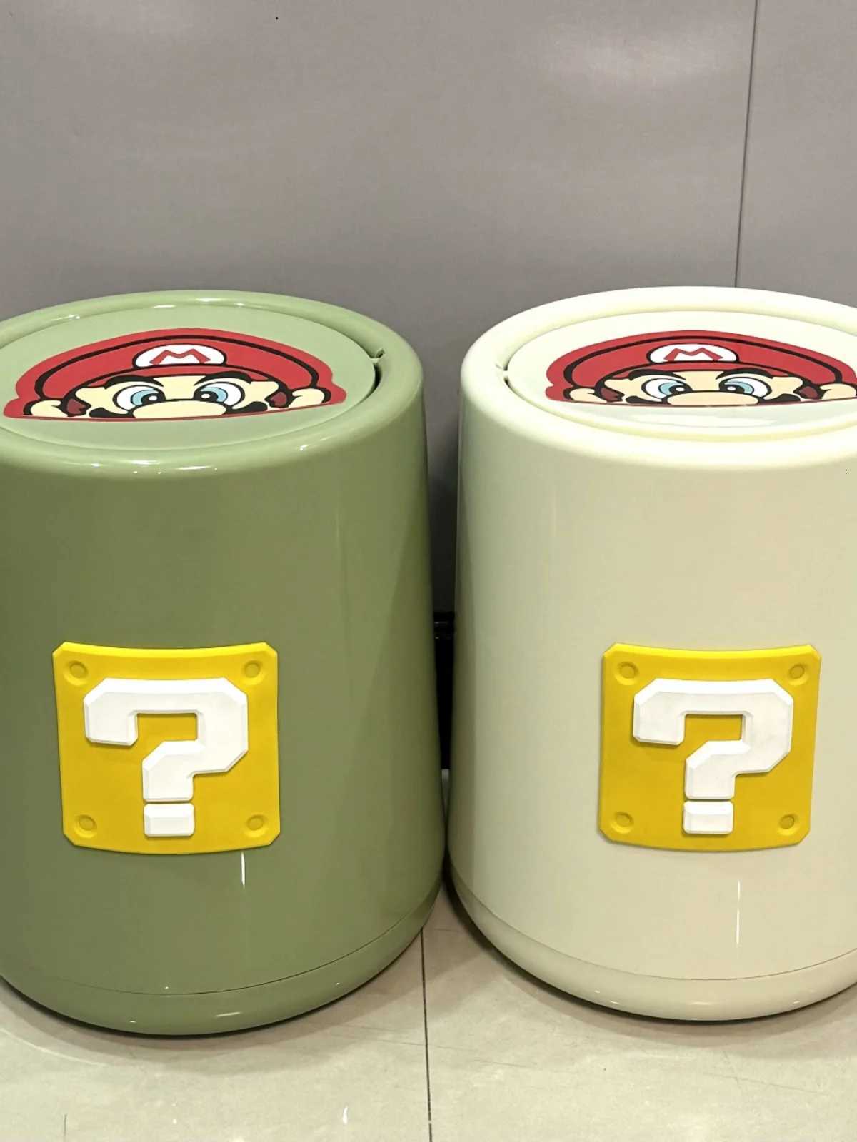 Creamy Wind Trash Can Cartoon Large Capacity Personty Cute Shake Lid Creative Home With Lid High Appearance Level C251120