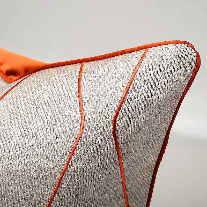 Pillow Case Luxury Jacquard Covers Geometric Decorative Throw Cases for Sofa Living Room Couch Bedroom Accent s Cover C251120