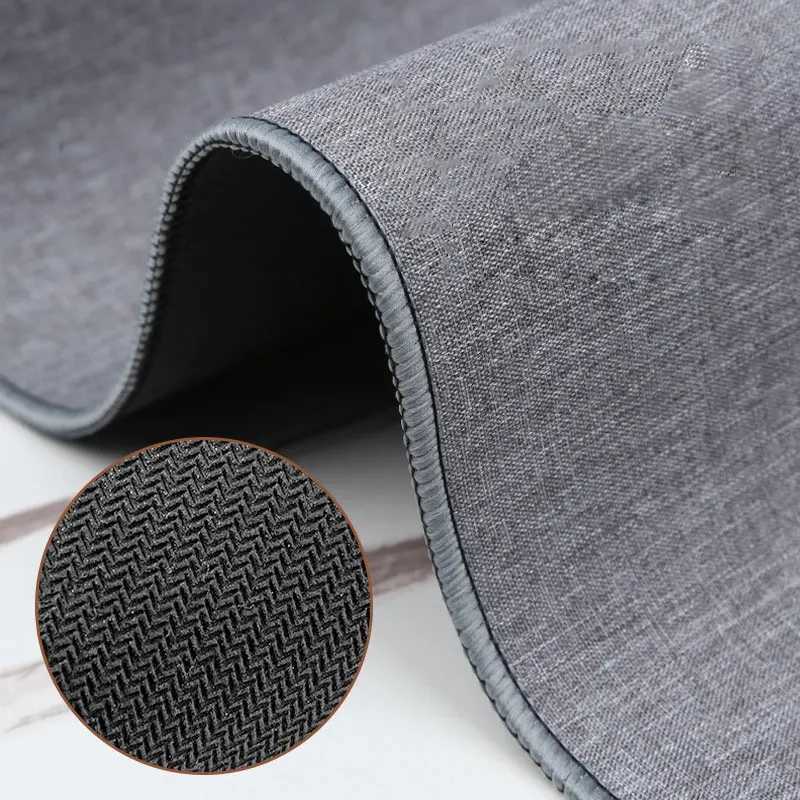 4MM Gaming MousePad Cotton and Linen Rubber Mouse Pad Large Desk Mat Gamer PC Desk Mat Keyboard Pad Cputer Desk Pad Y251120