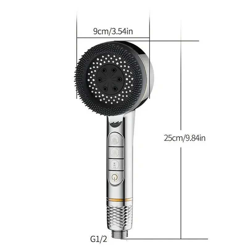 Four-speed Adjustment Filtered Supercharged Shower Head With Water Seal Multi-functional Home Shower Bathroom AccessoriesM251120