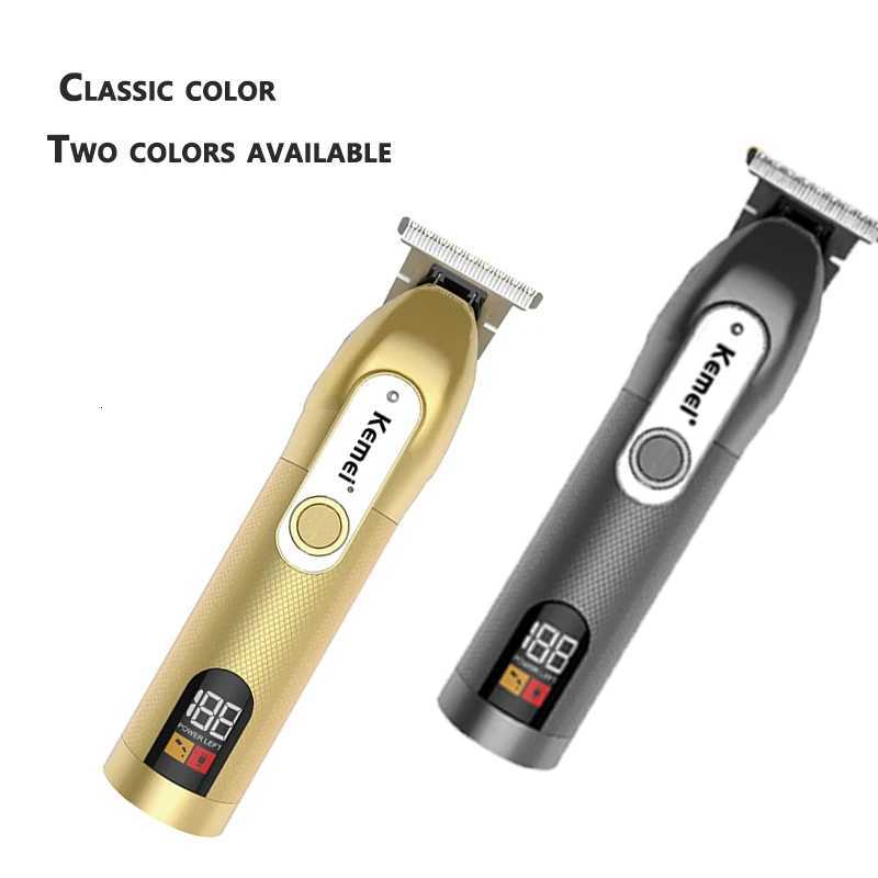 Kemei 1760 Cordless Professional Hair Clipper For Men Grooming Beard Hair Trimmer Electric Edge Hair Cut Machine RechargeableT251120