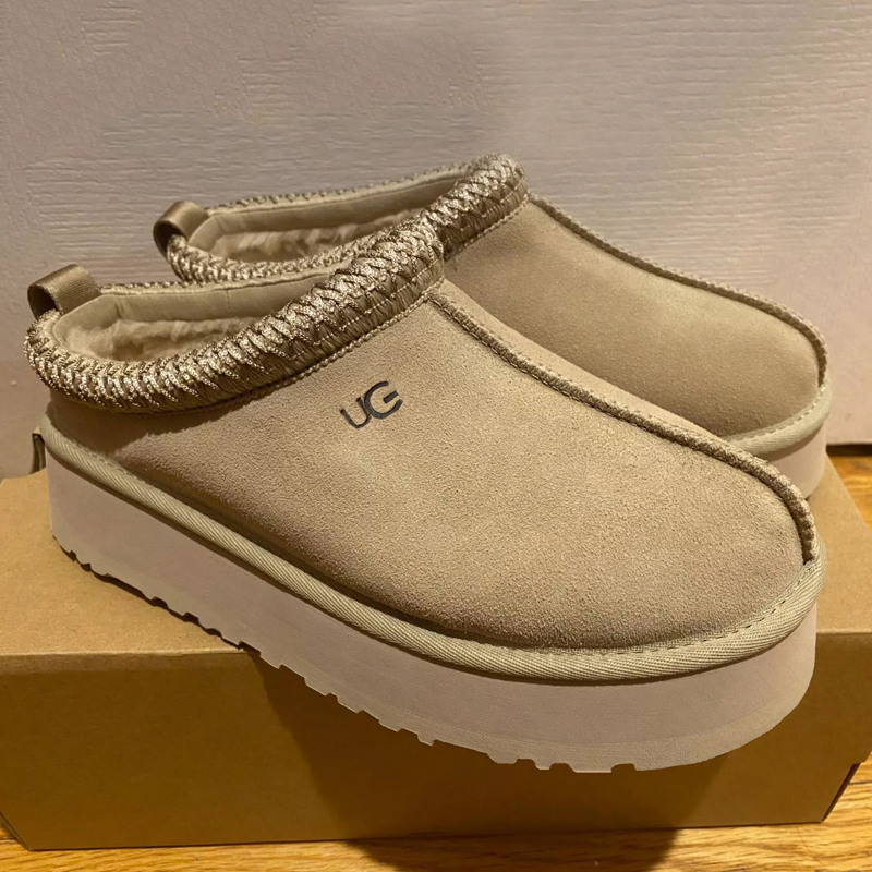 WITH BOX Womens boots Australia Classic tasman tazz Slipper ultra mini platform snow boot booties women Winter Warm Wool Shoes outdoor Tazz Suede Shearling platform