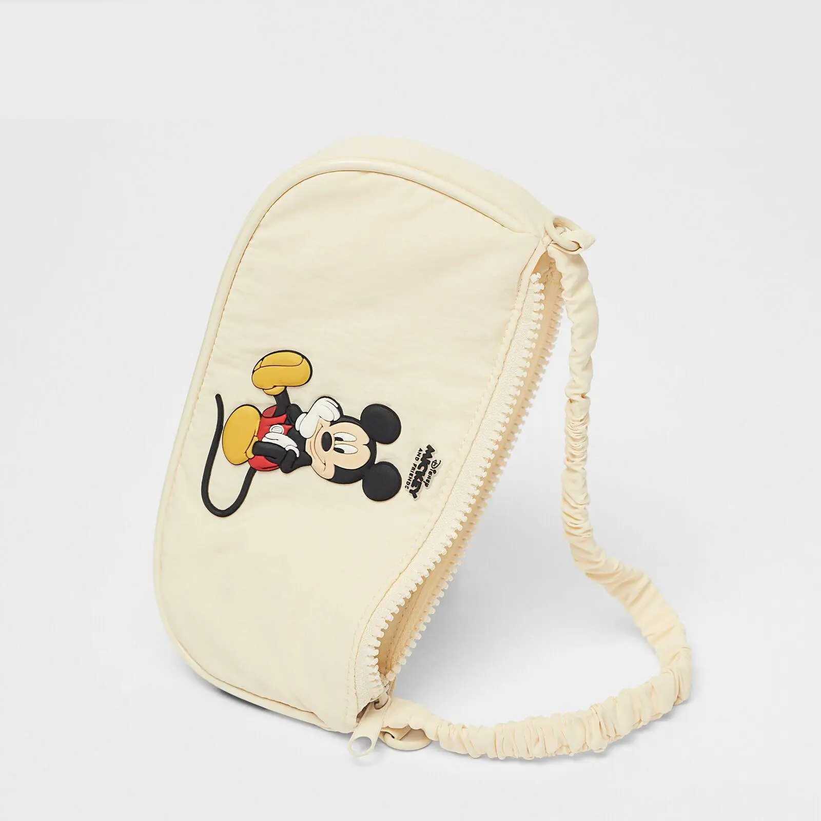 Disney New Trend Girl Baby Handbag Casual Summer Disney Mickey Mouse Fully Matched Mini Shoulder Bag Cartoon Messenger Bag Solid ColorXJ250420