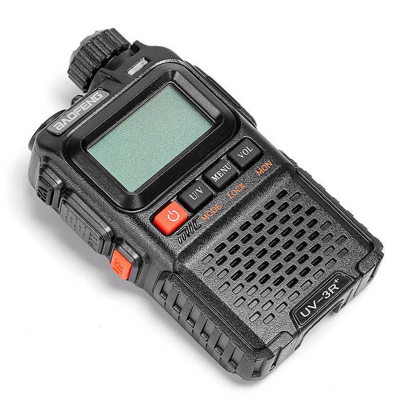 Walkie Talkie Baofeng UV-3R Mini Walkie Talkie FM VOX Dual Band Dual Frequency Display VHF 136-174MHz UHF 400-470Mhz 2W 99CH Two-Way Ham RadioL247