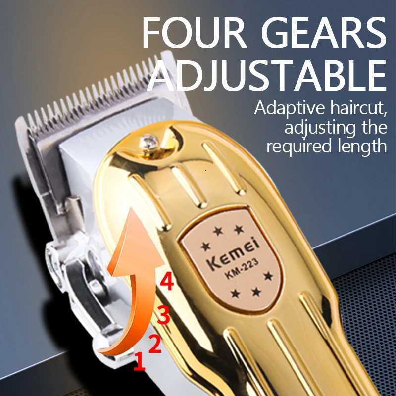 KEMEI Hair Clippers for Professional Barber for Hair Cutting Cordless Corded Rechargeable Beard Trimmer for Men KM-223T251120