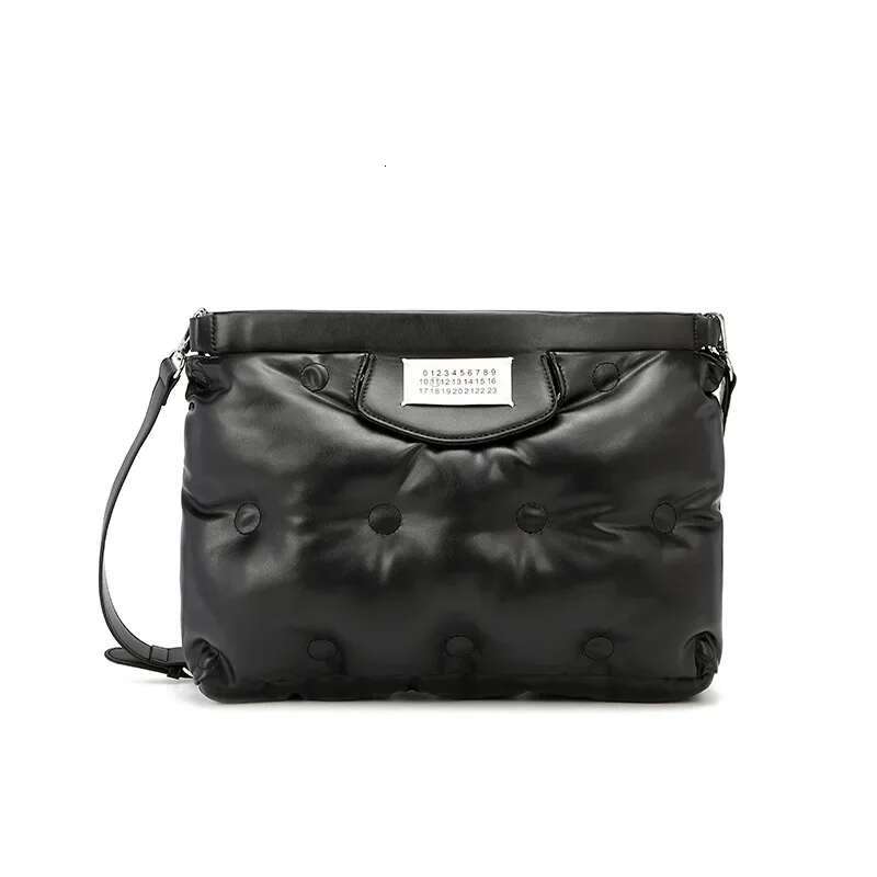 Designer Leather Handbags 2024 Summer New Nichedesign Unique Down Cloud Space Cotton Pillow Soft Leather Crossbody Bag Fashionable Single Strap