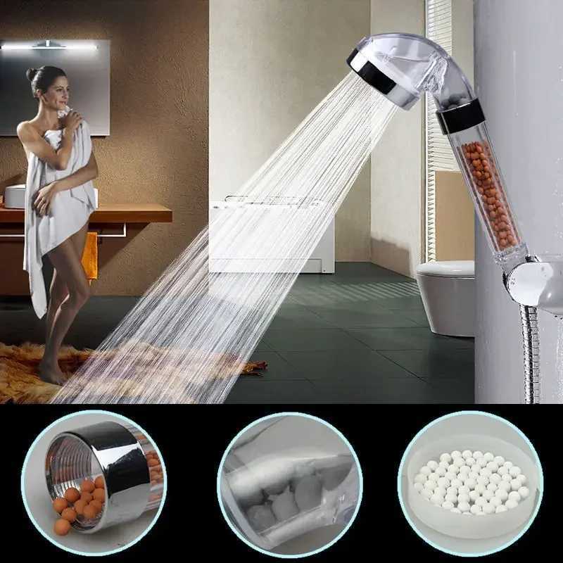 Handheld Water Saving Shower Head Bath Shower Nozzle Sprinkler Sprayer Filter Transparent Hand Shower Head ShowerheadM251120