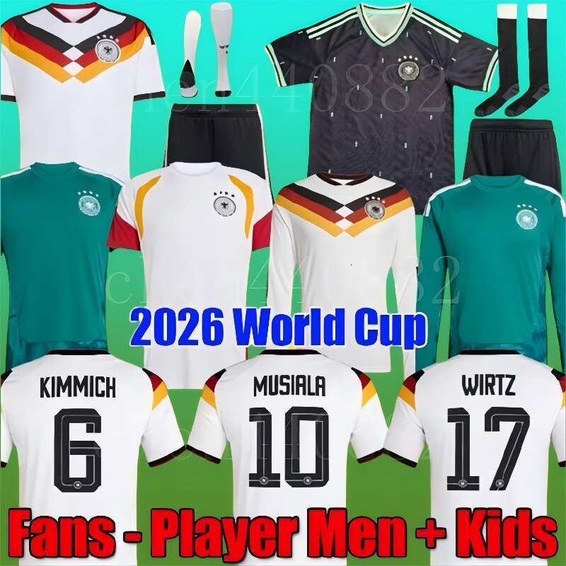 Germany jersey 2026 World Cup 26 soccer jerseys Kit Women football shirts men kids set Deutschland HAVERTZ GNABRY Long sleeves goalkeeper training