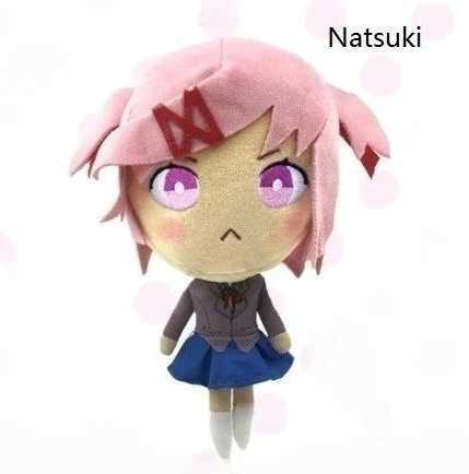 20cm Plush Toys Cartoon Heartbeat Literature Club Girls Plush Toys Decoration Stuffed Dolls Birthday Christmas Gifts G251120