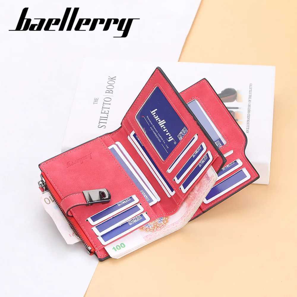 Baellerry Women Wallets Short Magnetic Buckle Top Quality Card Holder Female Purse Zipper Wallet For WomenW251120