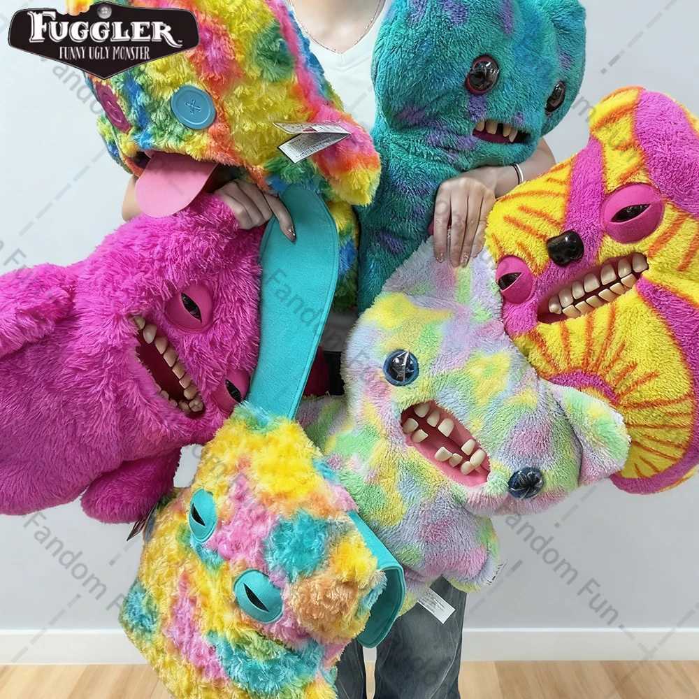 Big Fuggler Original Monster Plush Doll 44-50Cm Large-Sized Funny Ugly Tooth Monster Crazy Rabbit Fluffy Stuffed Cushion PillowXJ251120