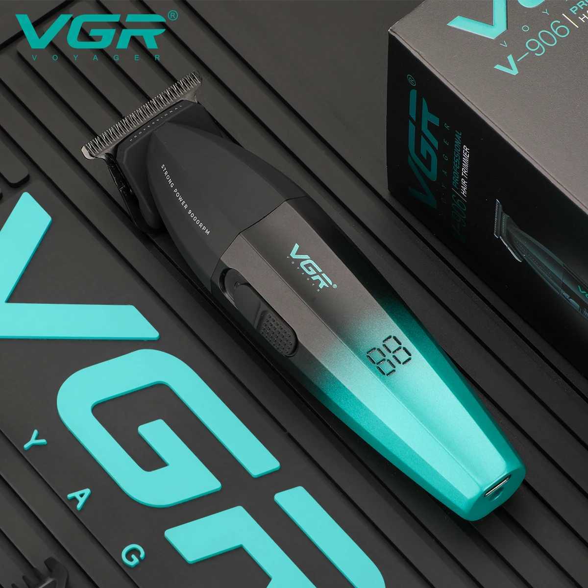 VGR Hair Clipper Cordless Hair Trimmer Professional Hair Cutting Machine Electric Clipper 9000 RPM Metal Clipper for Men V-906T251120