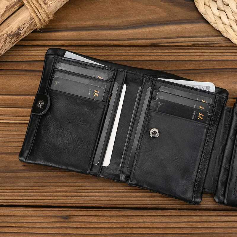 Luxury brand designer wallet mens card holder soft leather short wallet coin credit card mens wallet pocket W250419