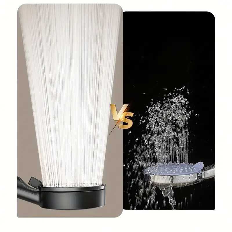High Pressure Shower Head Set with 15m Hose Wall Mount Powerful Spray Water Saving Adjustable for Low Flow BathroomM251120