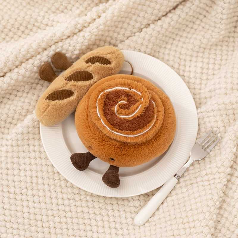 Cartoon Fun Hot Sell Cookie Plush Doll Pentant Cake Baguette Cinnamon Teapot Coffee Cup Plush Toy Home Decor Gift For Children G251120