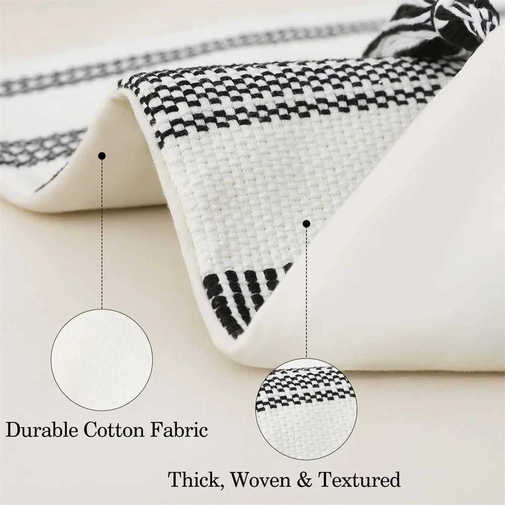 Pillow Case Kitinjoy Cotton Cover 45x45cm Striped Cushion Cover Decor case For Sofa Car Home Luxury Throw Case 50x50 C251120