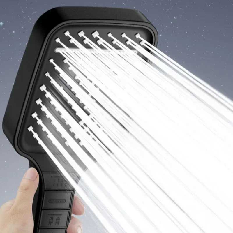 7 Modes Large Shower Head Adjustable One Key Stop Bathroom High-pressure Water-saving Shower Mixer Nozzles Bathroom AccessoriesM251120
