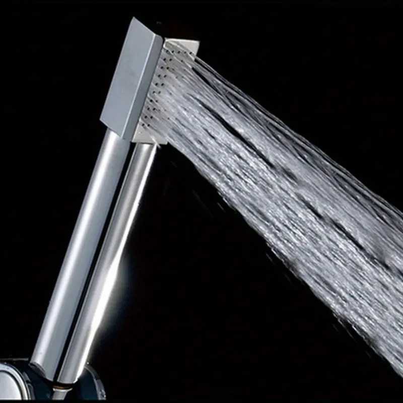 Modern Style Bathroom Shower Head Stainless Steel Copper Hand Held Shower Heads Chrome Top Spray Rain Shower HeadsM251120