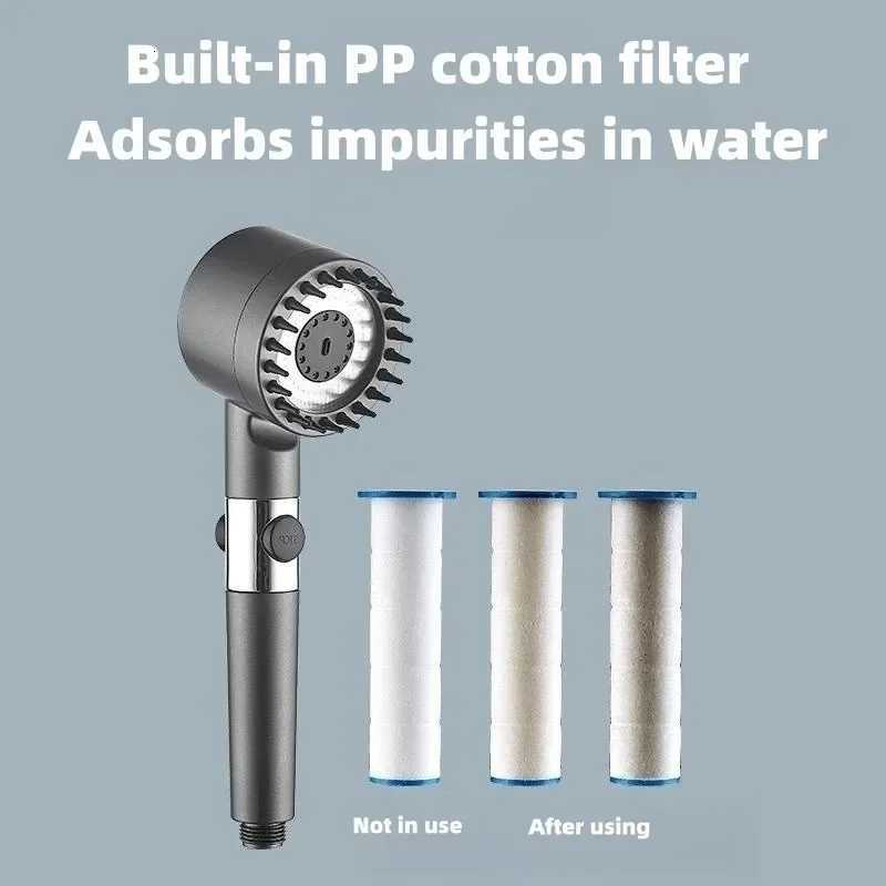 Shower Head High Pressure Head Rainfall High Preassure Water Saving Bathroom Accessary Pressurized Nozzle Universal AdaptationM251120