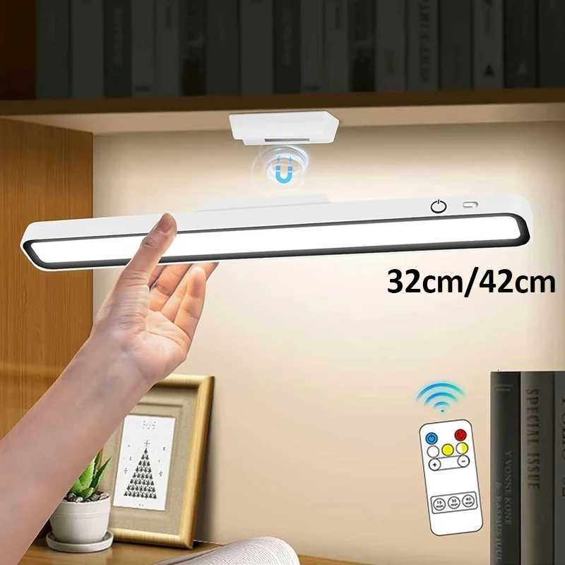 Desk Lamp LED USB Rechargeable Light Stepless Dimming Hanging Magnetic Bedroom Night Lights Reading Table Lamps Cabinet Wardrobe M251120