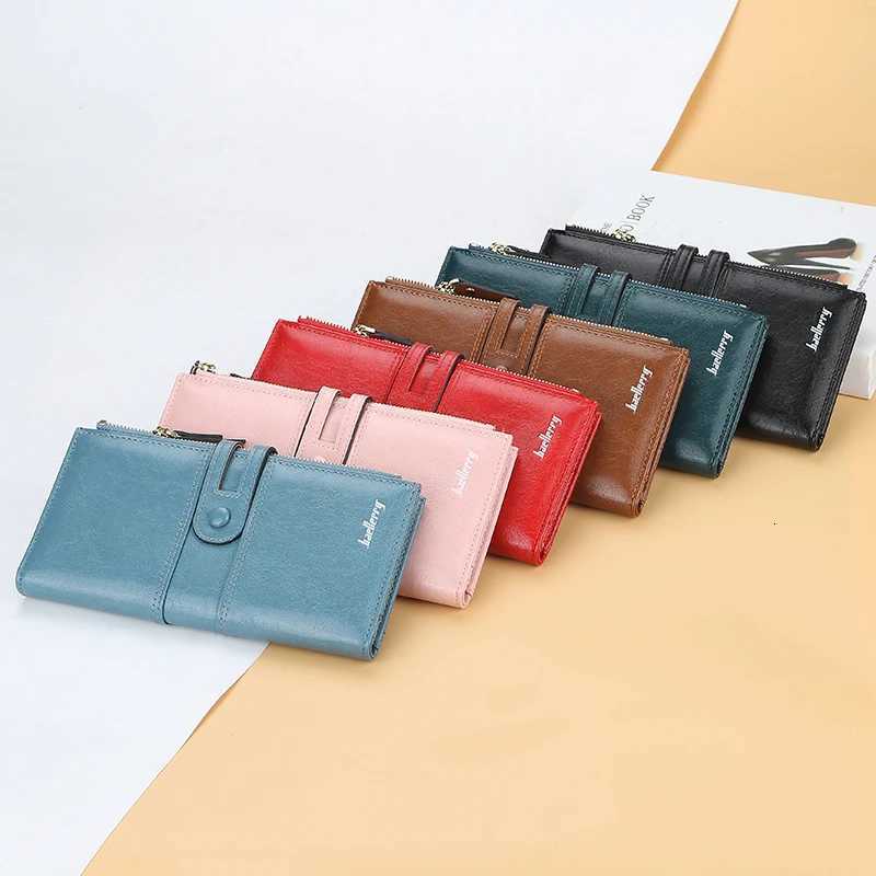 2023 Women Wallets Fashion Long PU Leather Top Quality Card Holder Classic Female Purse Zipper Brand Wallet For WomenW251120