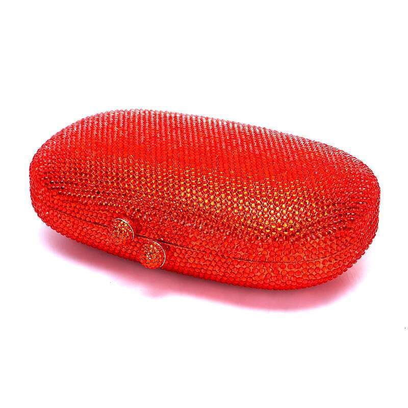 2025 Italy's latest Ladies' dinner bag, clutch bag, diamond-encrusted, full of diamonds, wedding banquet, party evening dress bag designer b