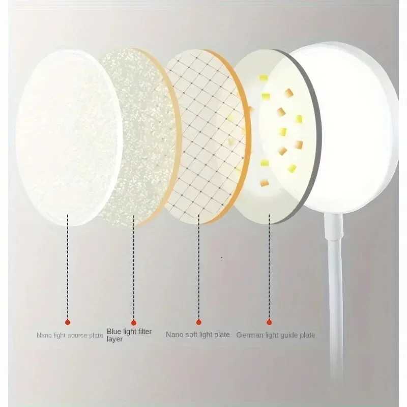 White Folding LED Bed Light - USB Eye Care Reading Lamp M251120