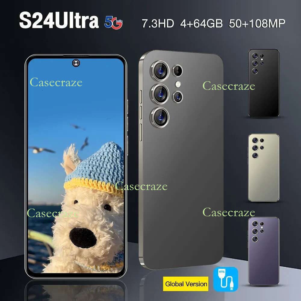 S24Ultra 10-core 7.3-inch perforated screen, resolution 1440*3200, 5G signal,50MP+108MP battery 8000mah, Android 14,ChatGPT, external stylus, supports