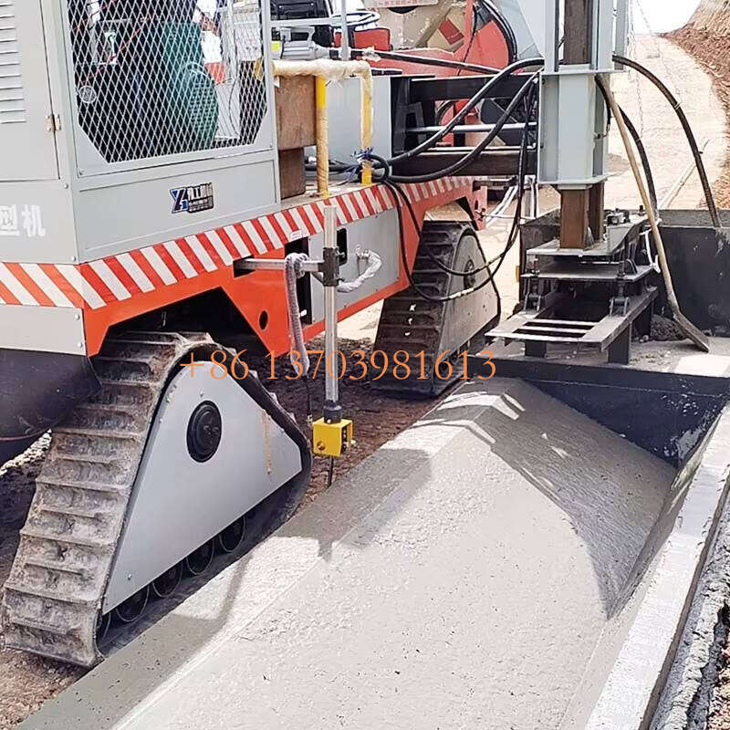 Modern-Tech Concrete Curb Paver Machine With Remote Monitoring Function Data Recording for Large-Scale Curb Projects