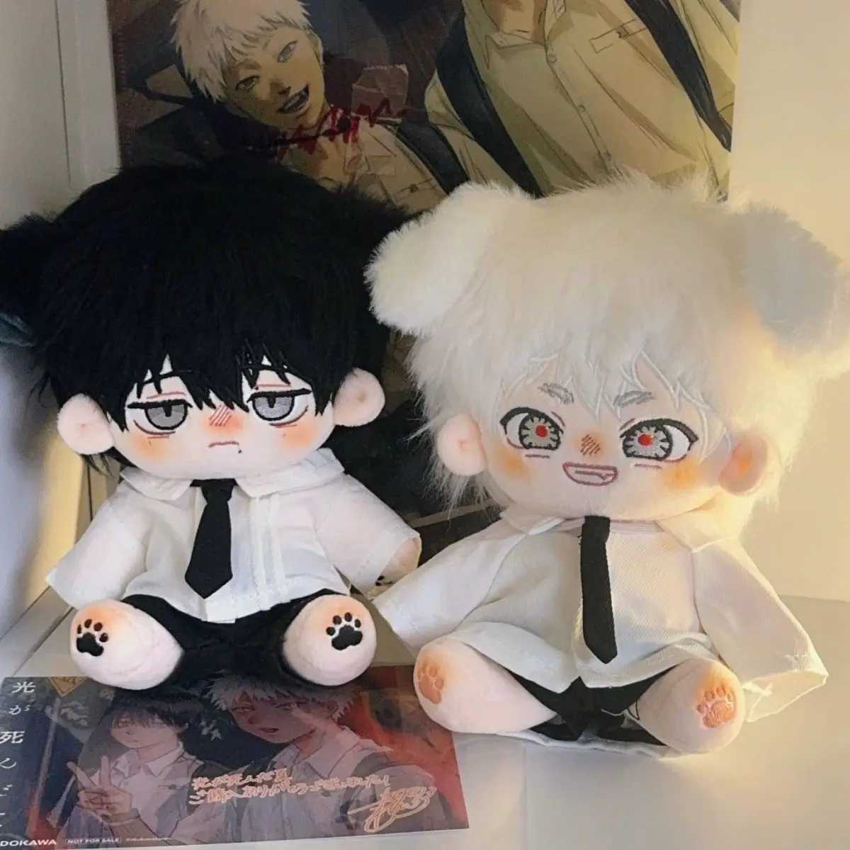 20cm The Summer Hikaru Died Yoshiki Tsujinaka Stuffed Cotton Doll Toys Kawaii Dress-up Cotton Doll Gift Puppets Xmas G251120