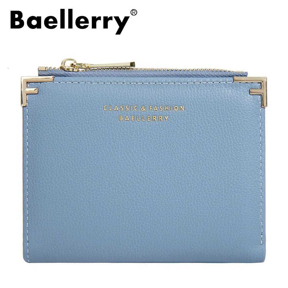 Women Wallet Baellerry Small Zip Around Card Holder Many Card Pockets with Coin Section Fashion AccessoriesW251120