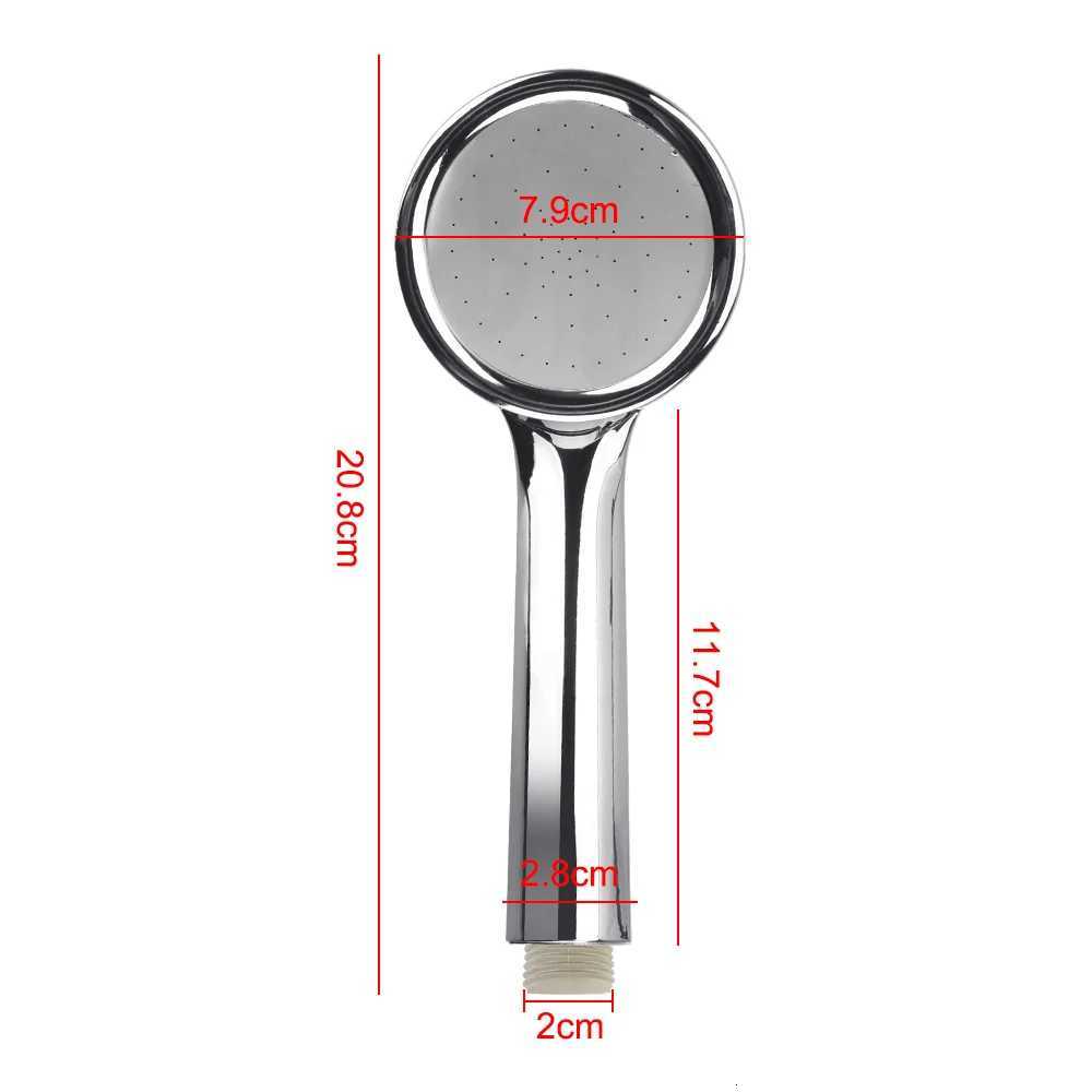 High Pressure 1pc Water Saving Spray Nozzle Rainfall Chrome Bath Shower Head High Quality Pressurized Nozzle Shower HeadM251120