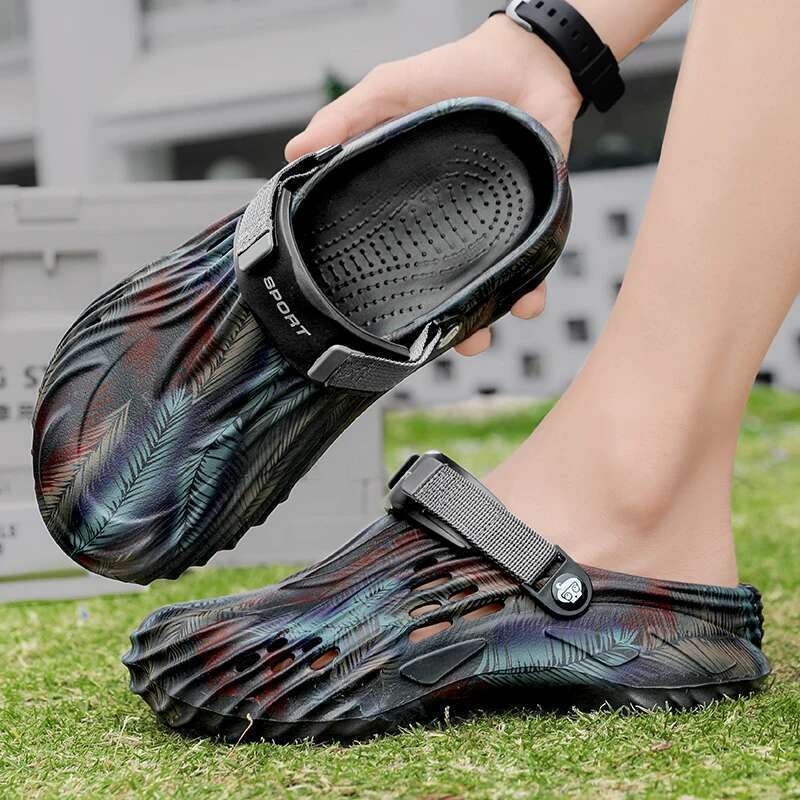 Men Slippers Shoes Women Garden Flat Big Size Platform Summer Sandals 46 47 Male Sneakers Outdoor Flip ps Home Clogs