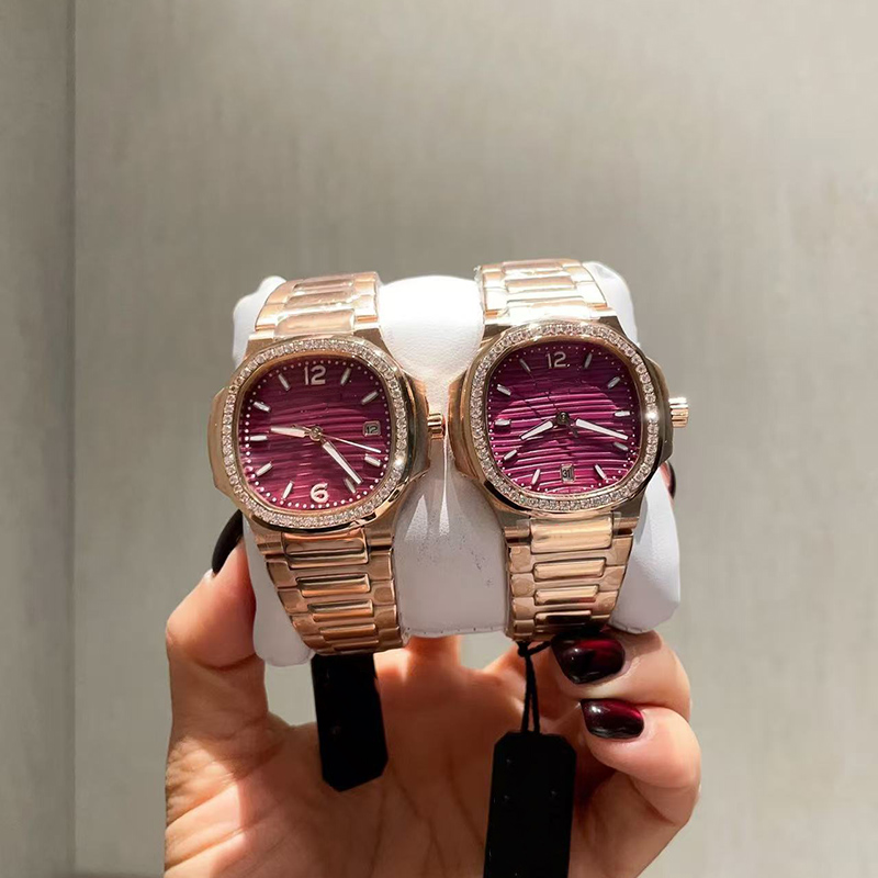 womens watches luxury quartz movement 35mm multi color diamond bezel women designer watches high quality stainless steel material fashion accessories