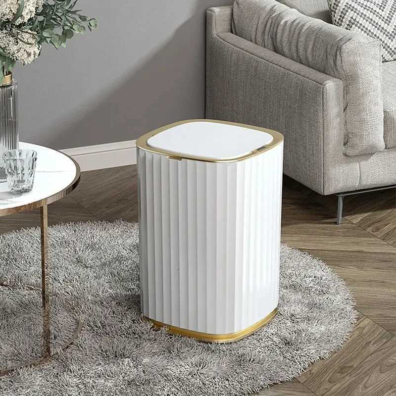12L/15L Wastebasket Smart Home Automatic Sensor Trash Can Dustbin Waterproof Bin For Bathroom Living Room Kitchen Accessories C251120